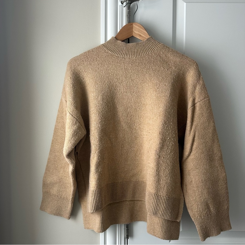 Weekday Tan Women's Turtleneck Sweater
